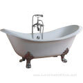 72'' Large Double Slipper Vacuum Freestanding Bathtub